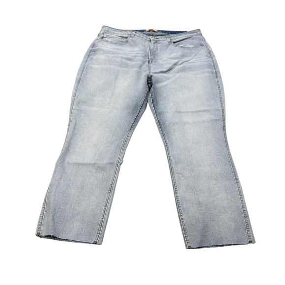 We the Free People CRVY stovepipe High Rise Jeans Light stone wash RARE Sz 35 - Picture 2 of 12